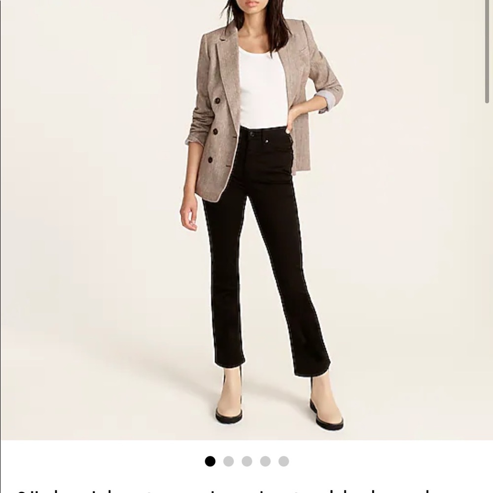 Jcrew Billlie Demi Boot crop jeans